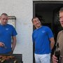 drei Gründe eines Auftakttreffen: Grill, gude Laune und Bier